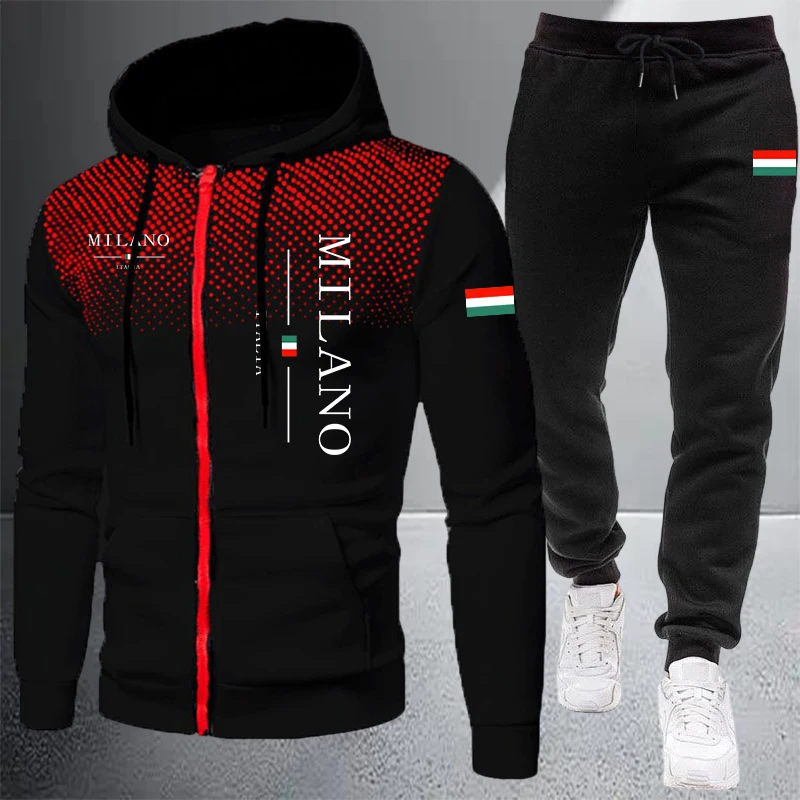 Winter Clothing Design - 2026 High-end herenkleding Sweatshirt met rits