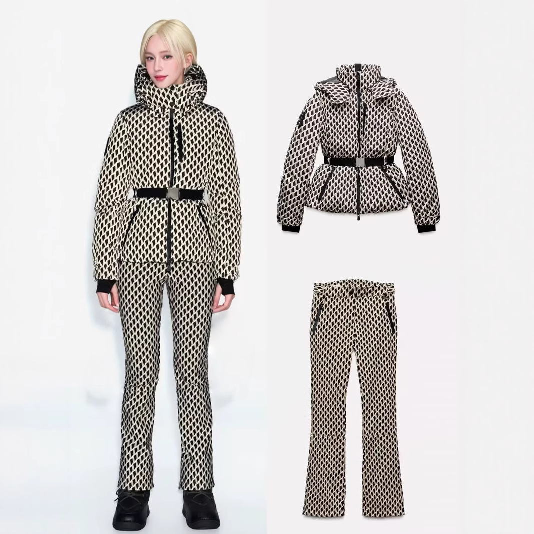 Winter Clothing For Sale - Winter tweedelige skiset met capuchon, hoge