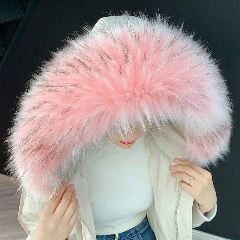 Winter Clothing For Sale - Afneembare nepbontkraag Extra grote warme nepbont