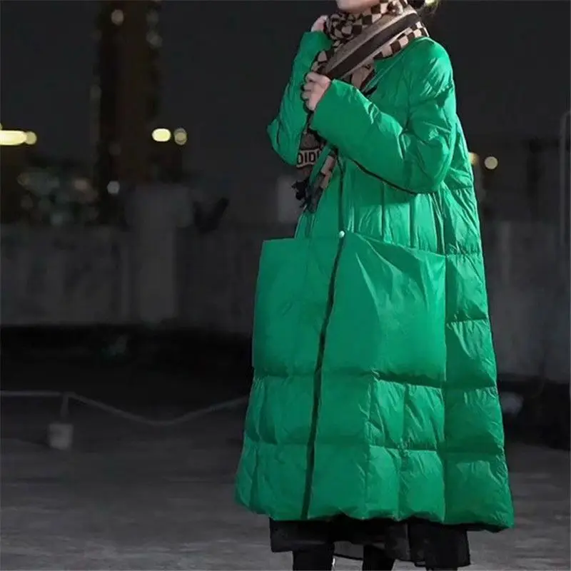 Winter Clothing Brand - Oversized Lange Donsjack Grote Zakken Winterjassen