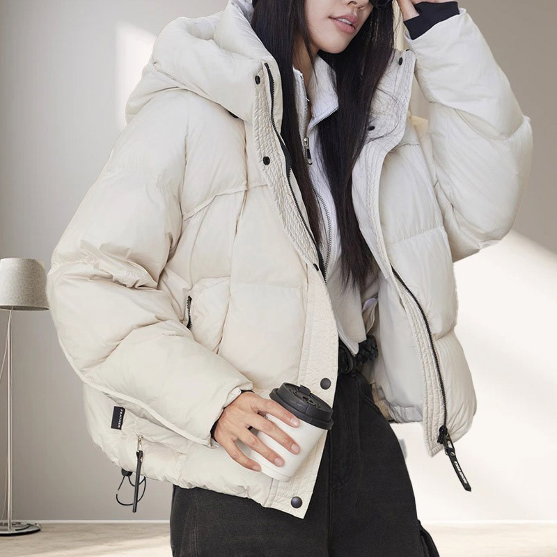 Vrouwen Korte Witte Eend Donsj - Puffer Jacket Women Down recensie en prijs